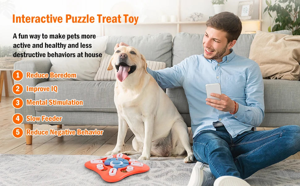 Dog Treat Puzzle Toys for IQ Training & Mental Enrichment