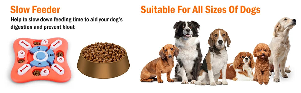 Dog Treat Puzzle Toys for IQ Training & Mental Enrichment