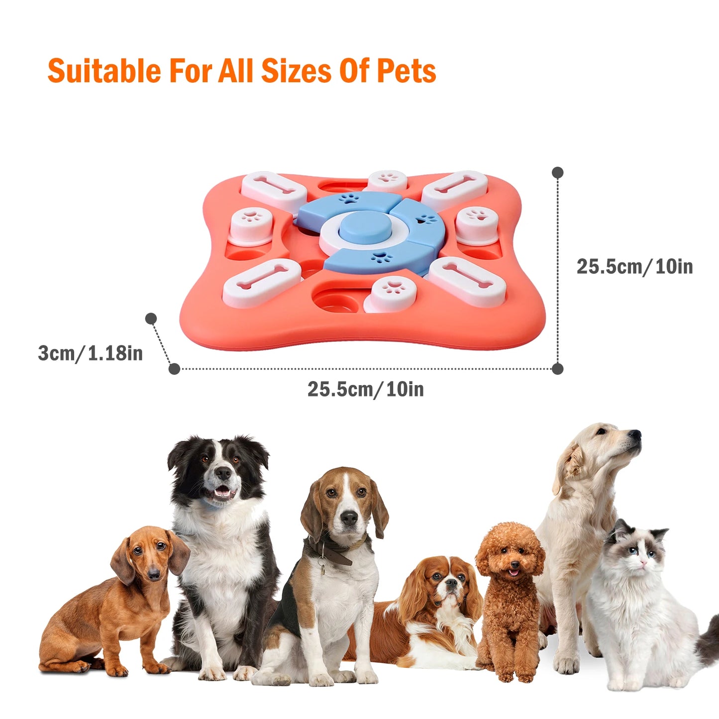 Dog Treat Puzzle Toys for IQ Training & Mental Enrichment